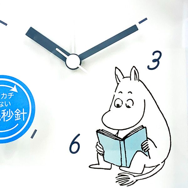  ムーミン ハウス型 クロック ムーミン 青 時計 掛け時計 インテリア