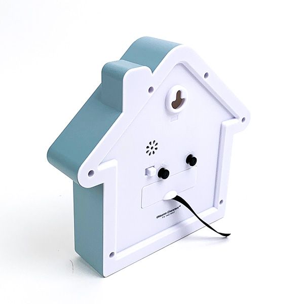  ムーミン ハウス型 クロック ムーミン 青 時計 掛け時計 インテリア