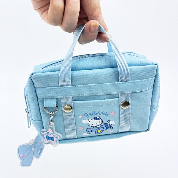 サンリオ ハローキティ ひこうき スクバ風ポーチ Sanrio