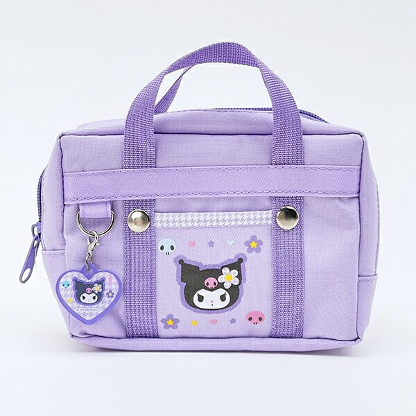 サンリオ クロミ スクバ風ポーチ (パープル) カオハナ Sanrio