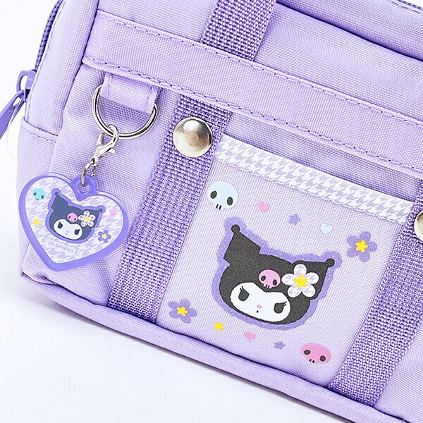 サンリオ クロミ スクバ風ポーチ (パープル) カオハナ Sanrio