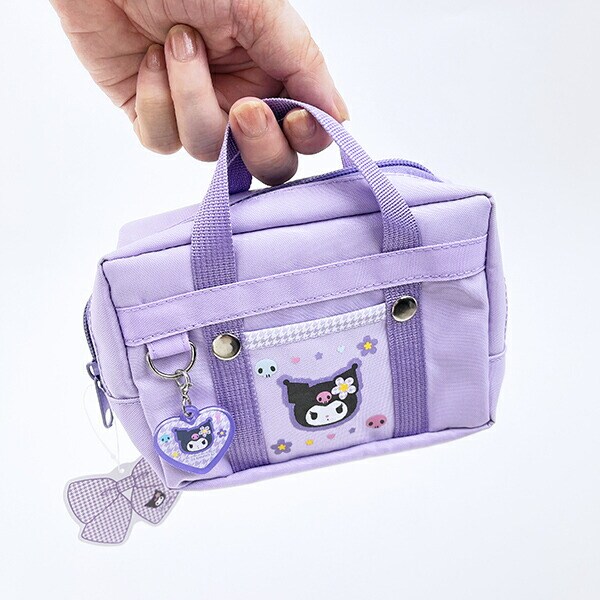 サンリオ クロミ スクバ風ポーチ (パープル) カオハナ Sanrio