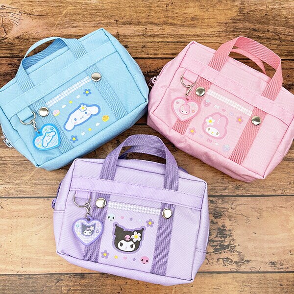 サンリオ クロミ スクバ風ポーチ (パープル) カオハナ Sanrio