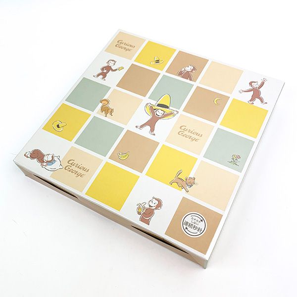 おさるのジョージ ジョージ アイコンウォールクロック　モカ 壁掛け時計