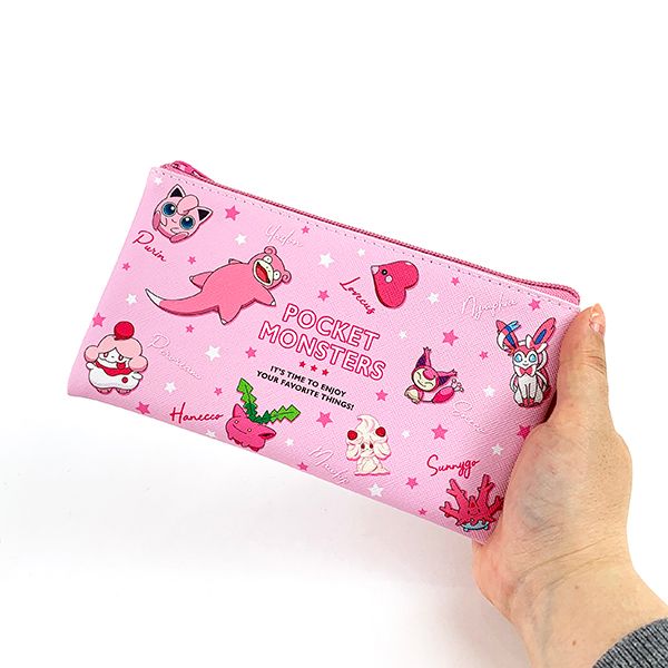 ポケットモンスター ポケモン フラットマルチポーチ カラーズ ピンク 小物入れ ポーチ マルチケース ピンク グッズ