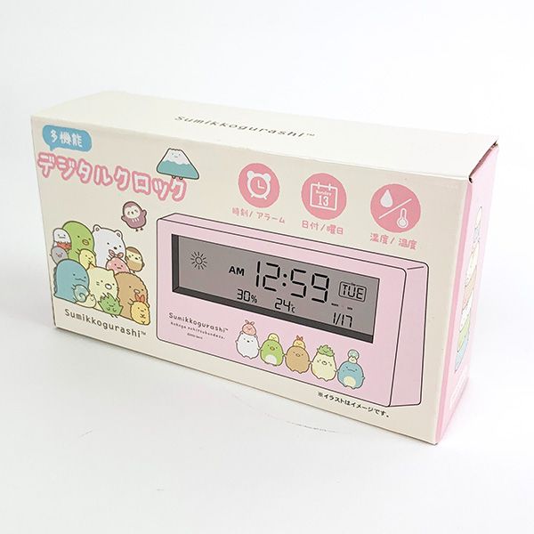 dショッピング |すみっコぐらし多機能デジタルクロックスタンダード