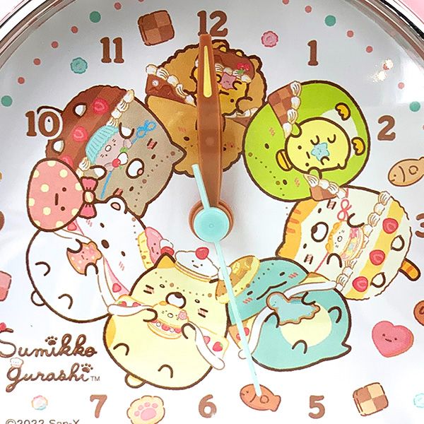 すみっコぐらし おむすびクロック おかし屋さん 時計 目覚まし時計 インテリア キッズ