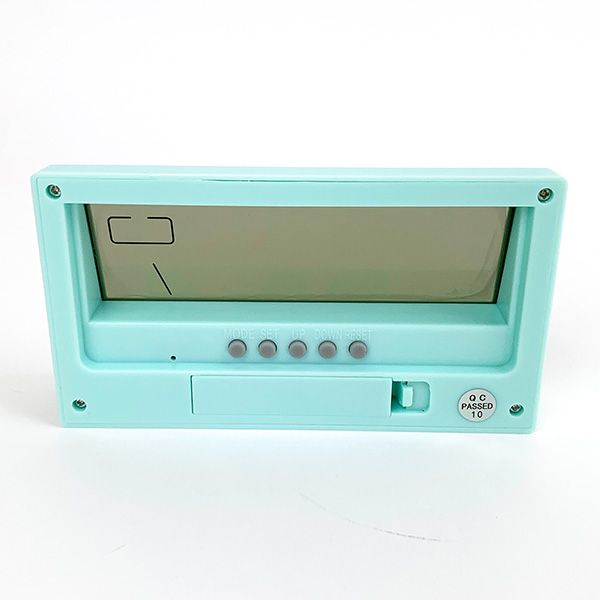 サンリオ多機能デジタルクロックふにゅまる 置き時計 ライトブルーアラーム 日付け 温度 湿度