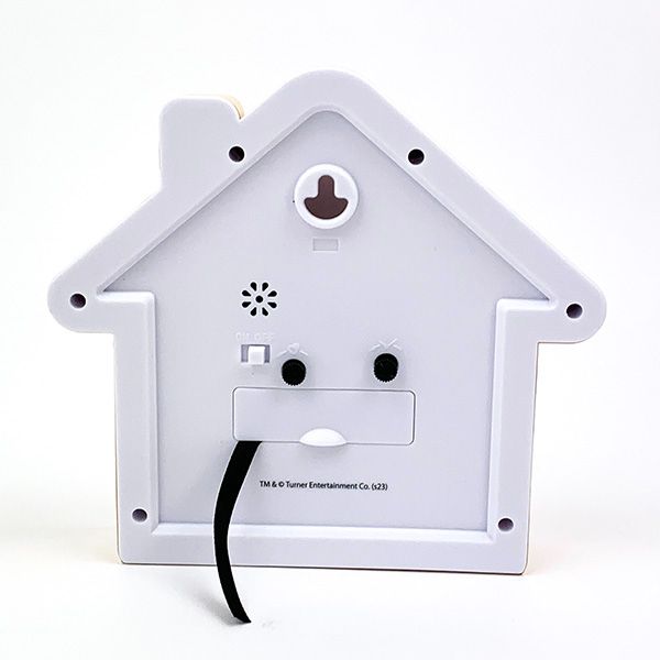 トムとジェリー ハウス型クロック （ぶらさがり） 時計 イエロー