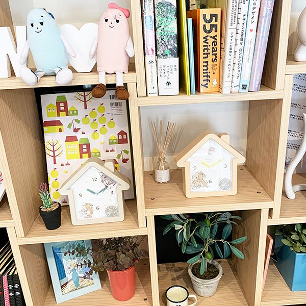 トムとジェリー ハウス型クロック （ぶらさがり） 時計 イエロー