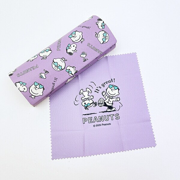 スヌーピー ハート サングラス メガネケース クロス付き SNOOPY