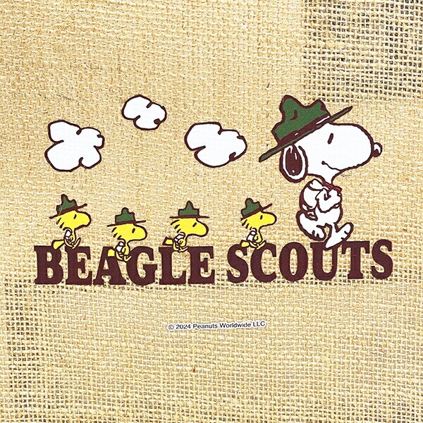 スヌーピー ビーグルスカウト ジュートバッグ(M) トートバッグ SNOOPY