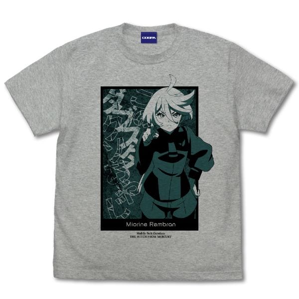 機動戦士ガンダム 水星の魔女 ミオリネ このダブスタクソおやじ Tシャツ 半袖 Mサイズ グレー