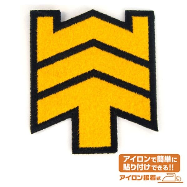 機動戦士ガンダム 機動戦士ガンダム MS用階級章ワッペン  紋章   日本製