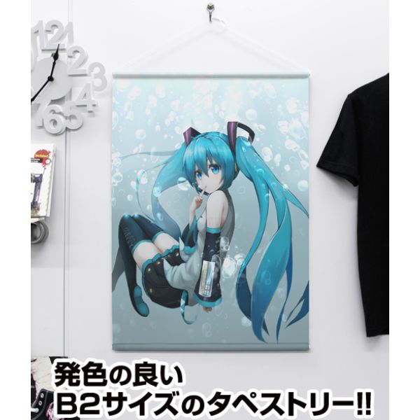 初音ミク B2タペストリー じゃくVer. 日本製