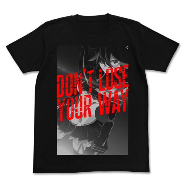 キルラキル Don’t lose your way Tシャツ (M) ブラック