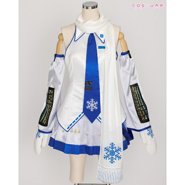 初音ミク 雪ミク コスチュームセット(M-L) コスプレ