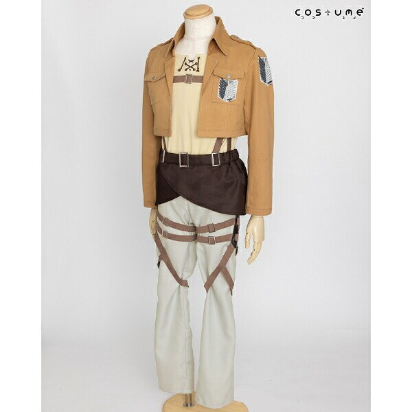 進撃の巨人 調査兵団コスチュームセット エレンver. . (L-LL) コスプレ