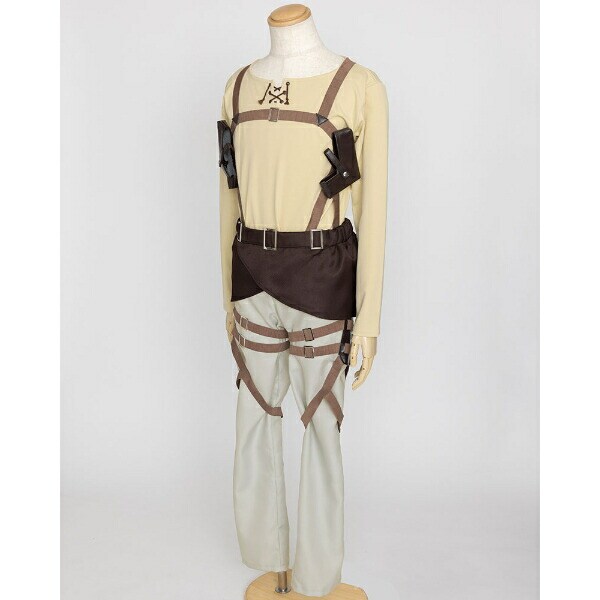 進撃の巨人 調査兵団コスチュームセット エレンver. . (L-LL) コスプレ