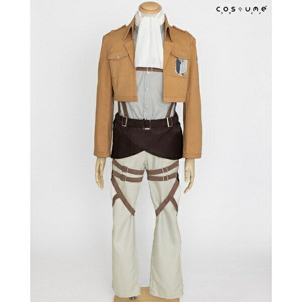 進撃の巨人 査兵団コスチュームセットリヴァイver. (M-L) コスプレ