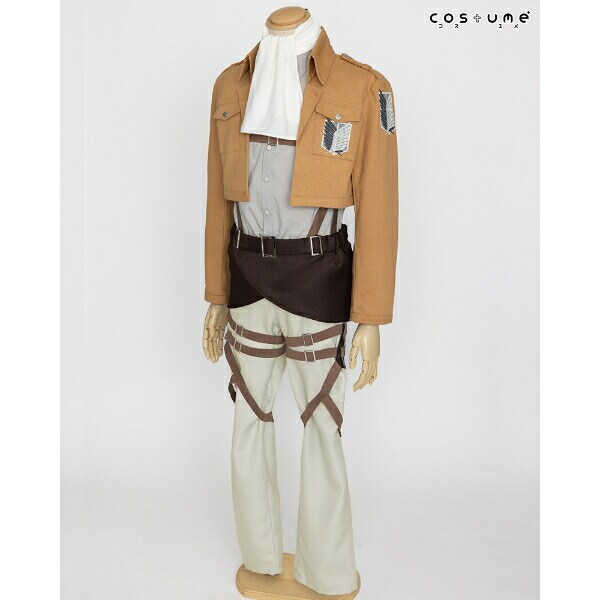 進撃の巨人 査兵団コスチュームセットリヴァイver.(L-LL) コスプレ