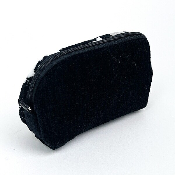 内藤ルネ ミニポーチ ブラック 小物入れ 化粧品入れ