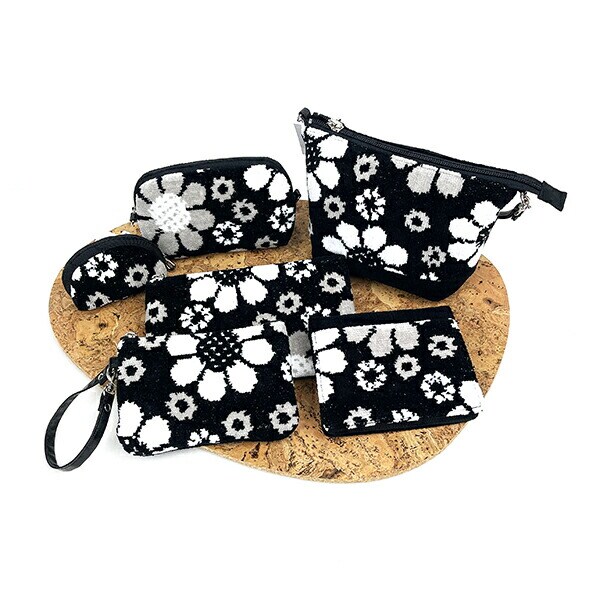 内藤ルネ ミニポーチ ブラック 小物入れ 化粧品入れ