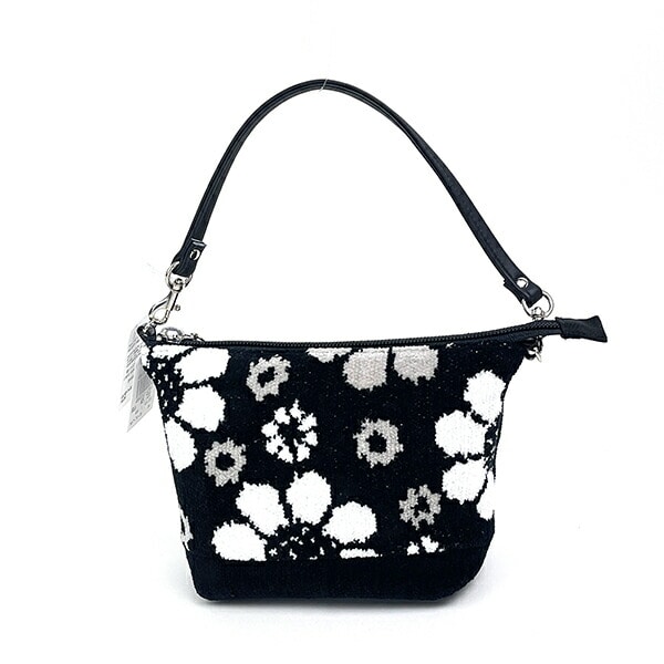 内藤ルネ コスメポーチ ブラック 小物入れ 化粧品入れ