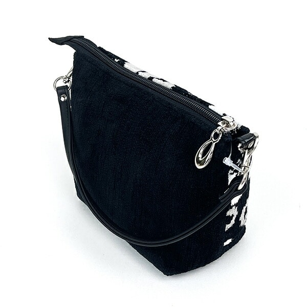 内藤ルネ コスメポーチ ブラック 小物入れ 化粧品入れ