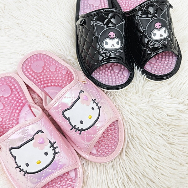 サンリオ クロミ 健康サンダルキルト(L) スリッパ 日本製 Sanrio