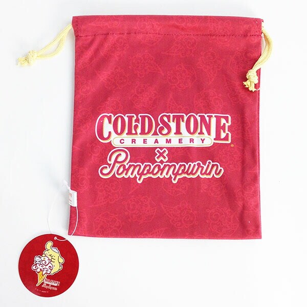 コールドストーン＆ポムポムプリン 巾着