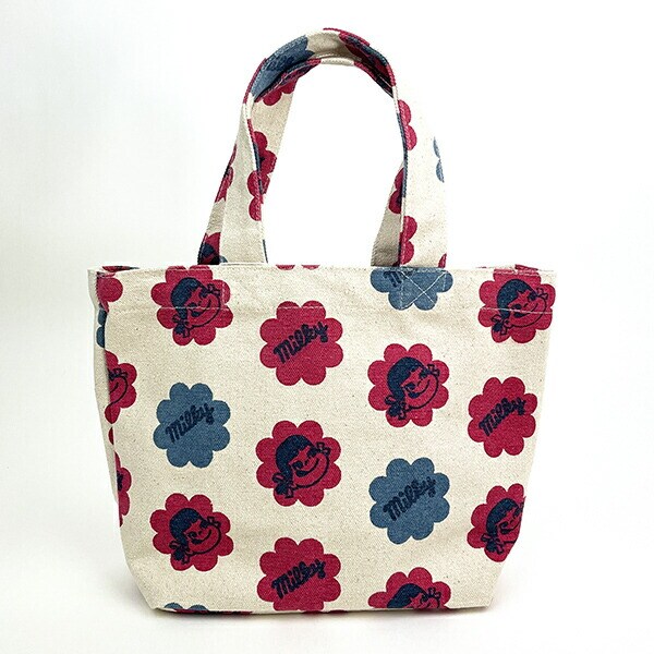 ペコちゃん ミルキー ミニトートバッグ (ナチュラル)