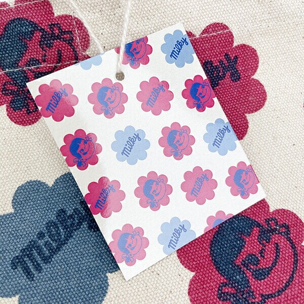 ペコちゃん ミルキー ミニトートバッグ (ナチュラル)