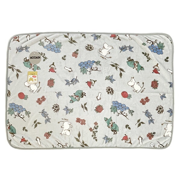 ムーミン フルーツガーデン ケープ(S) グレイ ブランケット MOOMIN