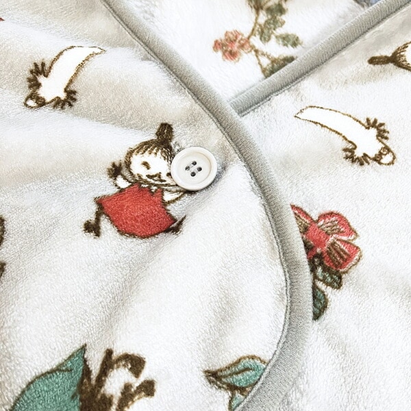 ムーミン フルーツガーデン ケープ(S) グレイ ブランケット MOOMIN