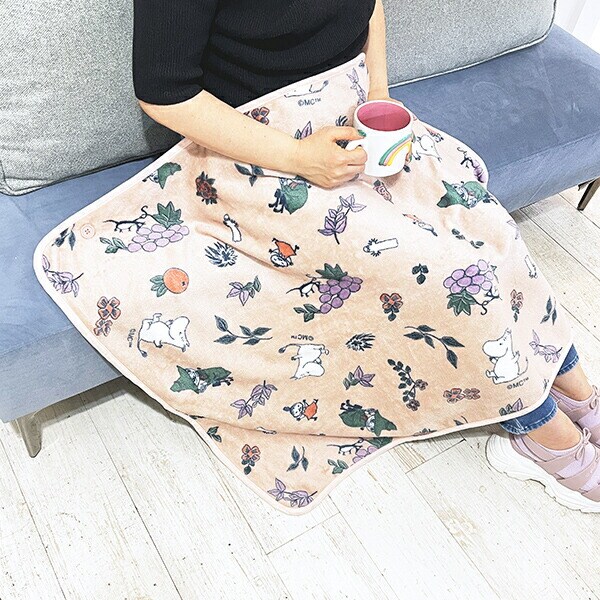 ムーミン フルーツガーデン ケープ(S) ピンク ブランケット MOOMIN