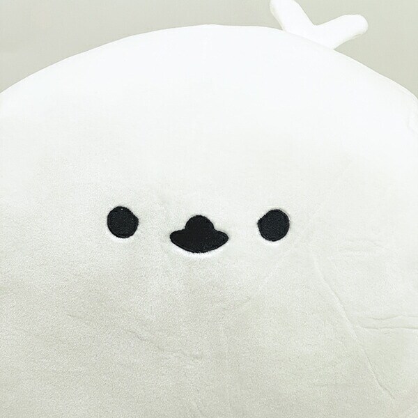 しまださん もちふわクッション(L) ホワイト シマエナガ