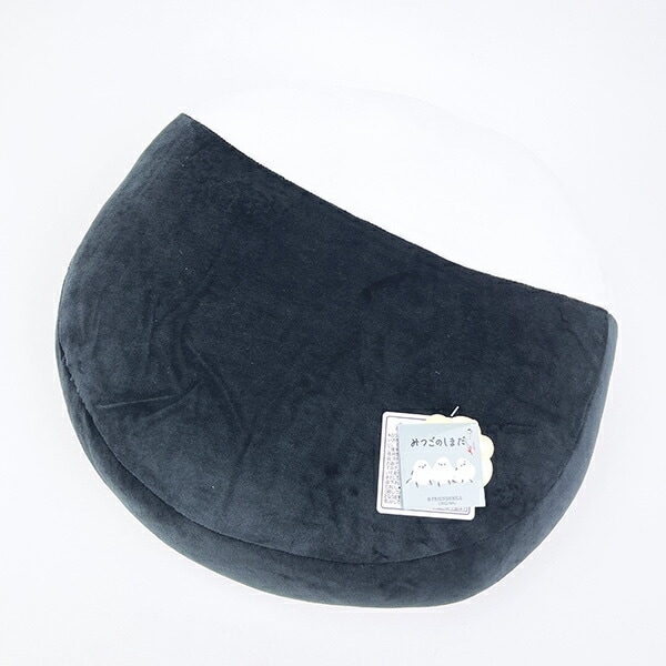 しまださん もちふわラウンドクッション ホワイト シマエナガ