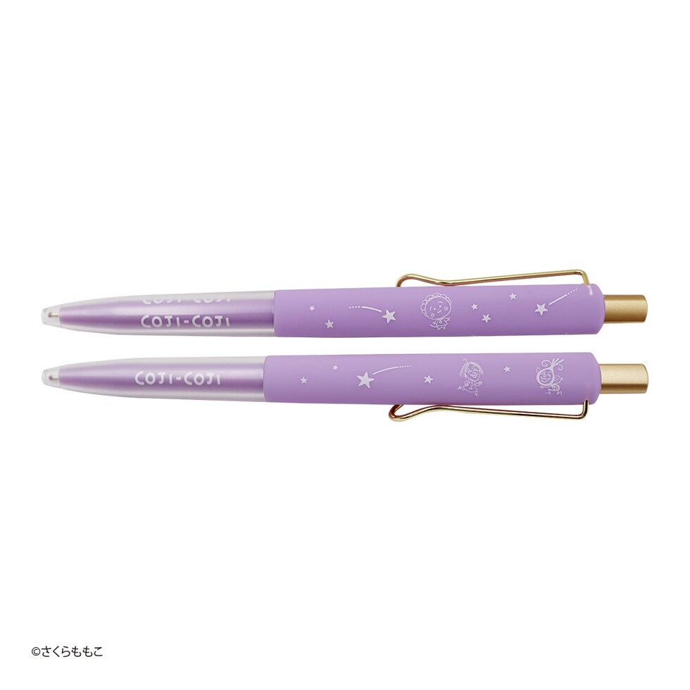 コジコジ ボールペン ながれぼし パープル 文房具 さくらももこ