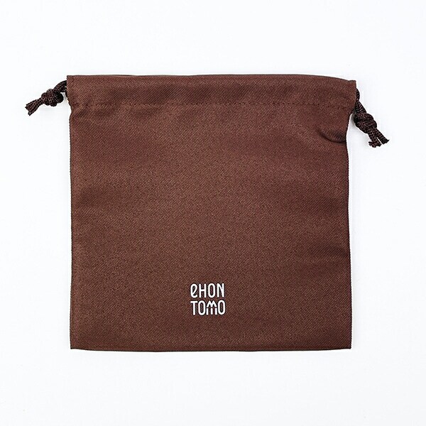 パンどろぼう 巾着 (ブラウン)