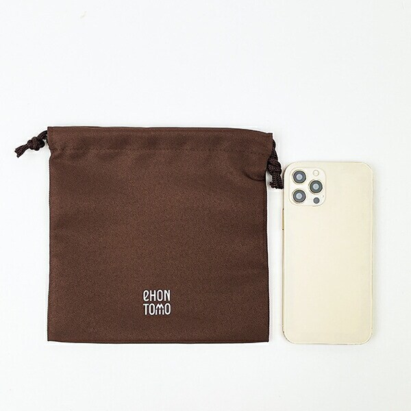 パンどろぼう 巾着 (ブラウン)