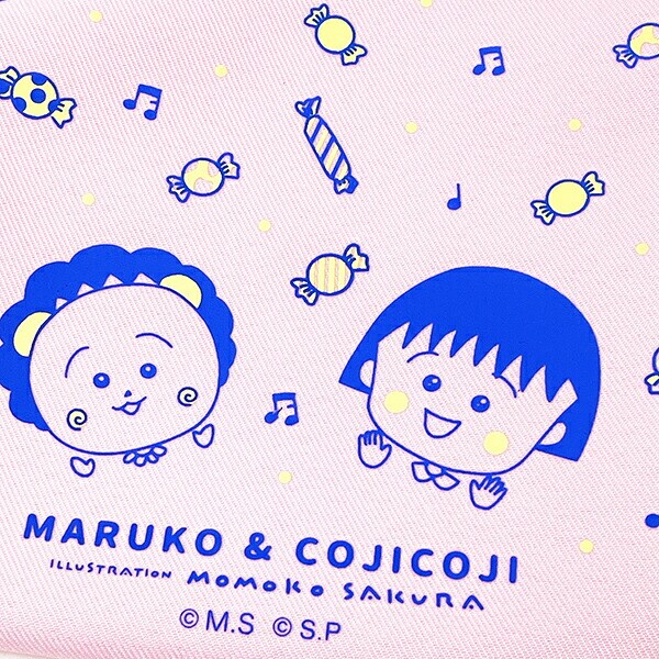 まる子とコジコジ eHONTOMO 巾着 ピンク まるコジ