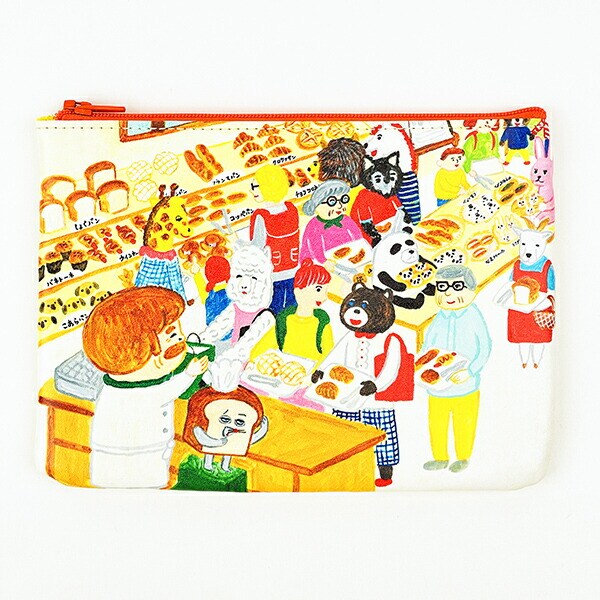 パンどろぼう もりのパンや フラットポーチ