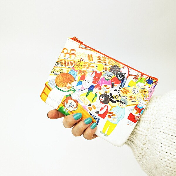 パンどろぼう もりのパンや フラットポーチ