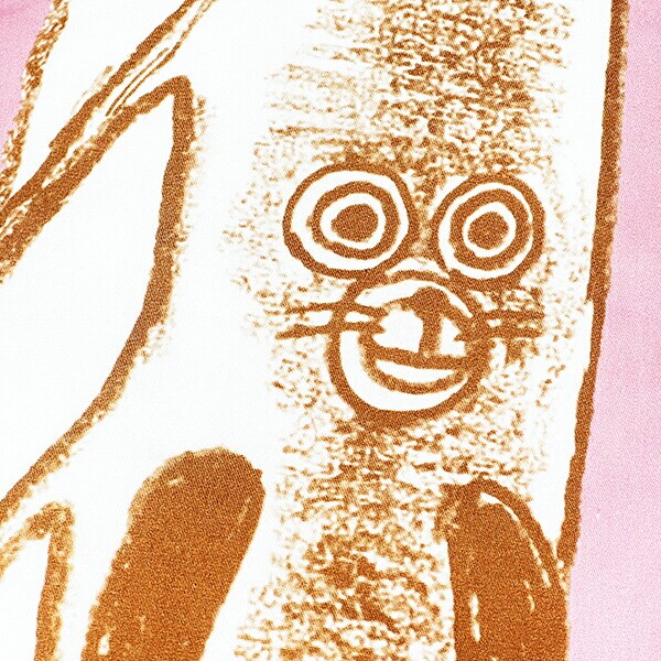 パンどろぼう ダイカットクッション(L) (ピンク)