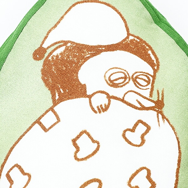 パンどろぼう ダイカットクッション(M) (グリーン)