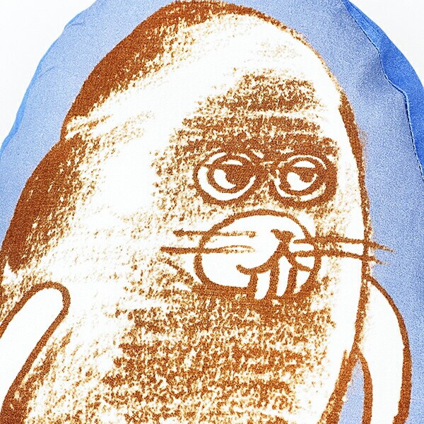 パンどろぼう ダイカットクッション(M) (ブルー)