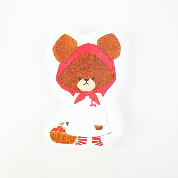 くまのがっこう アップルジャッキー ダイカットクッション