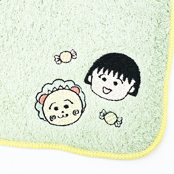 まる子とコジコジ eHONTOMO キャンディ 刺繍タオルハンカチ まるコジ