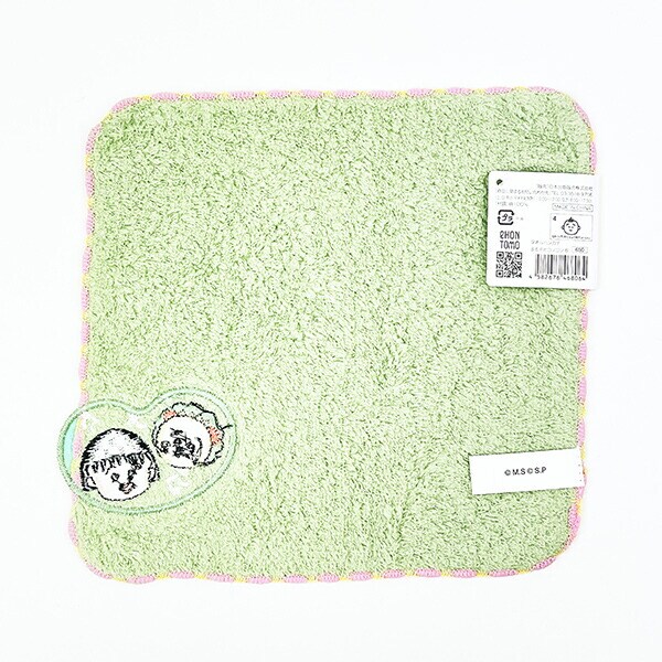 まる子とコジコジ eHONTOMO 音符 刺繍タオルハンカチ まるコジ